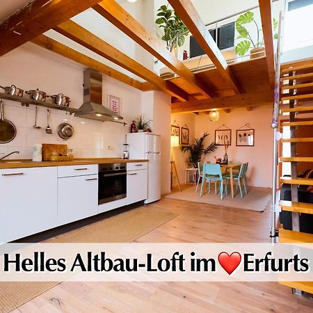 Helle 72Qm Maisonette Wohnung Im Herzen Erfurts Mit Kingsize Bett, Smart-Tv, Etc Экстерьер фото