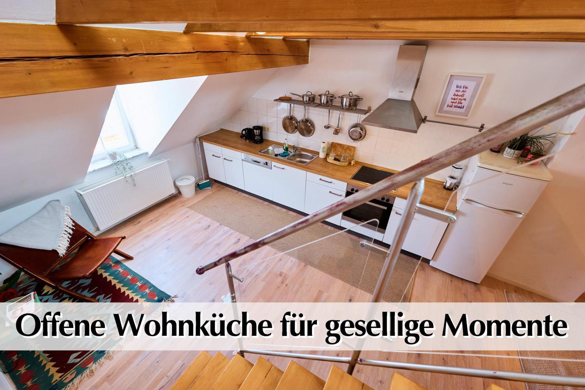 Helle 72Qm Maisonette Wohnung Im Herzen Erfurts Mit Kingsize Bett, Smart-Tv, Etc Экстерьер фото